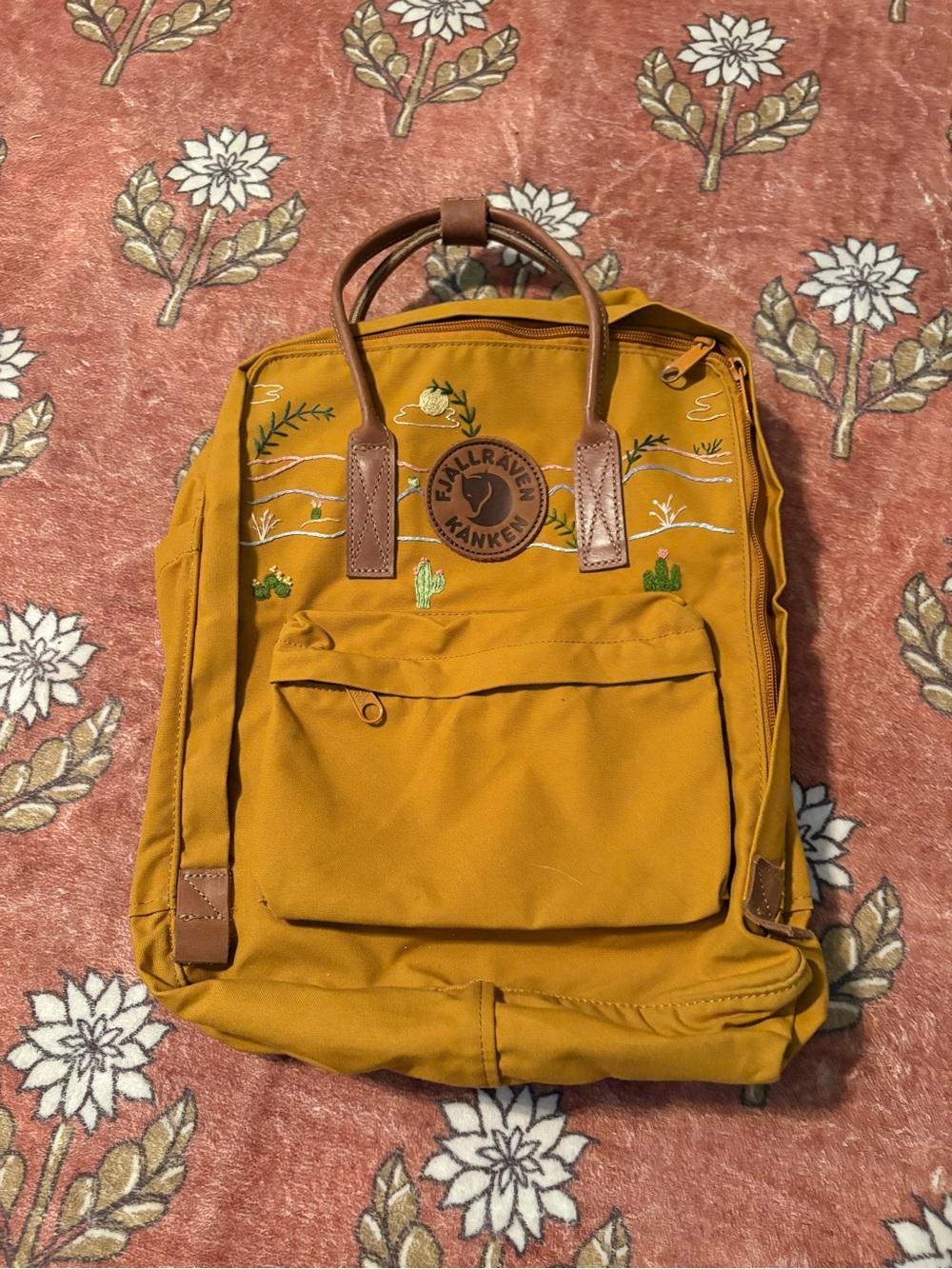 Kånken No 2 Acorn Sedona Embroidered Backpack